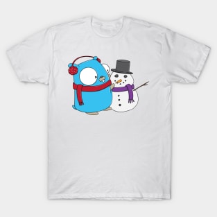 Gopher and Snowman T-Shirt